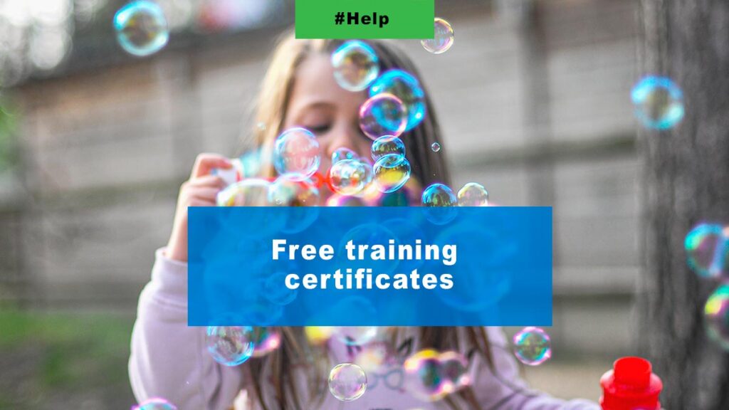Free training certificates