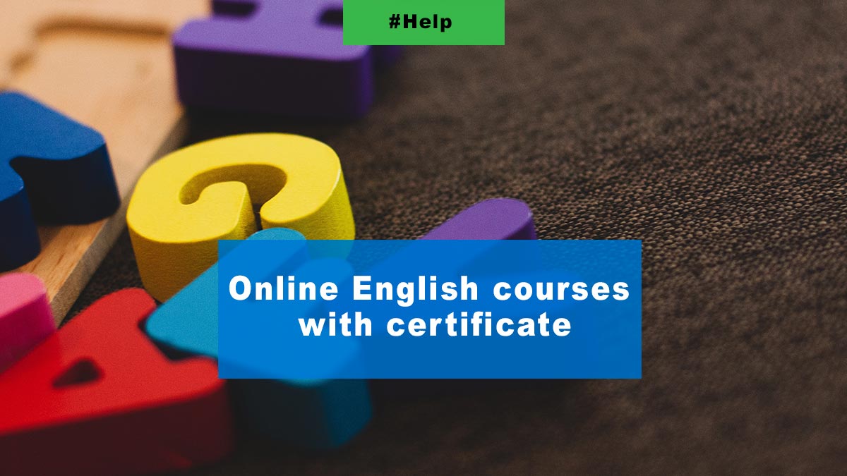  Online English Courses With Certificate MORE INFORMATION 