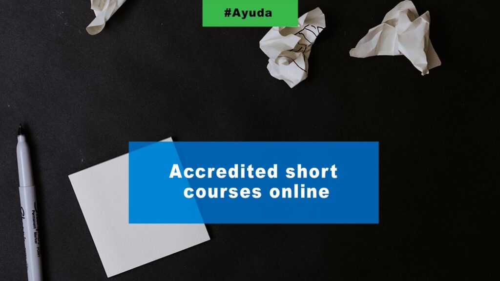 Accredited short courses online